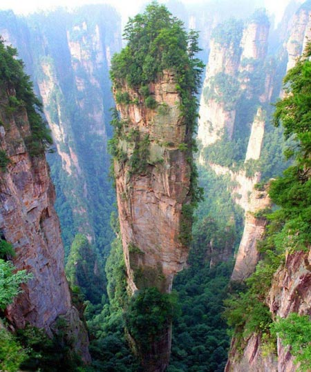 کوهستان دیدنی تیانزی چین